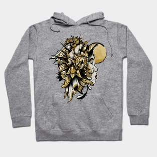 sun face Hoodie